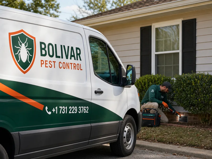 Technician inspecting windows, vents, and a home's foundation with professional inspection tools